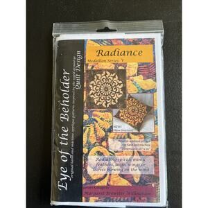 Eye of the Beholder Quilt Pattern Radiance Medallion Series Reverse Applique